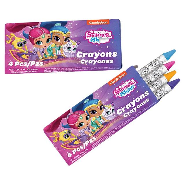 Shimmer & Shine Packaged Crayons 12pcs