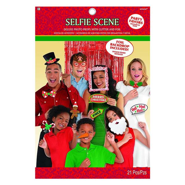 Christmas Photo Propsselfie Scene 21pcs