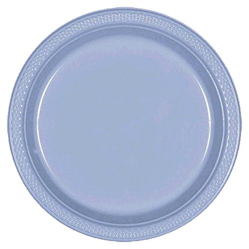 Amscan - Plastic Plates 10.25" 20pcs - Pastel Blue