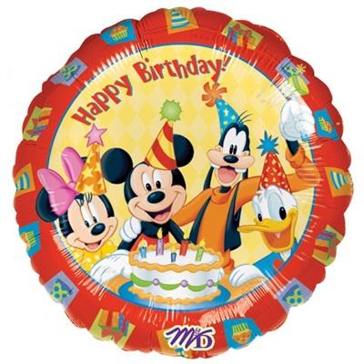 Mickey & Friends Happy Birthday Balloon - XL