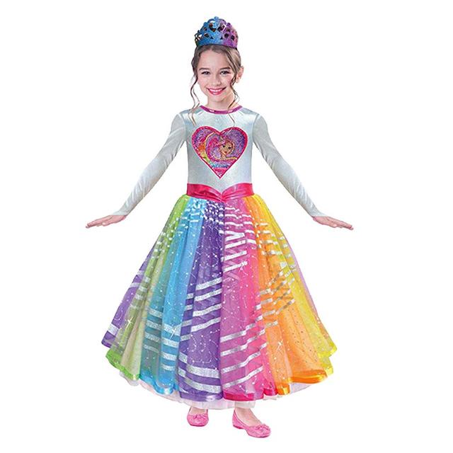 Child Barbie Rainbow Magic Costume 3-5Y