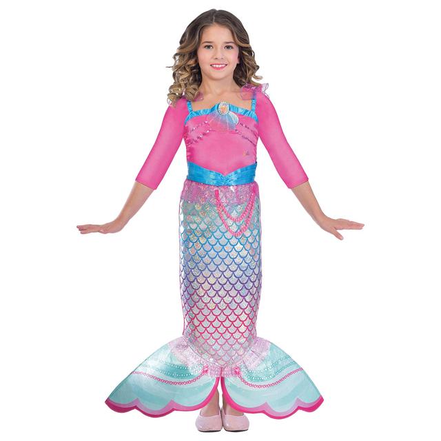 Amscan - Child Barbie Rainbow Mermaid Costume 3-5Y