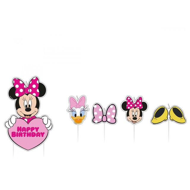 Minnie Mouse Candles & Figured Picks 17pcs