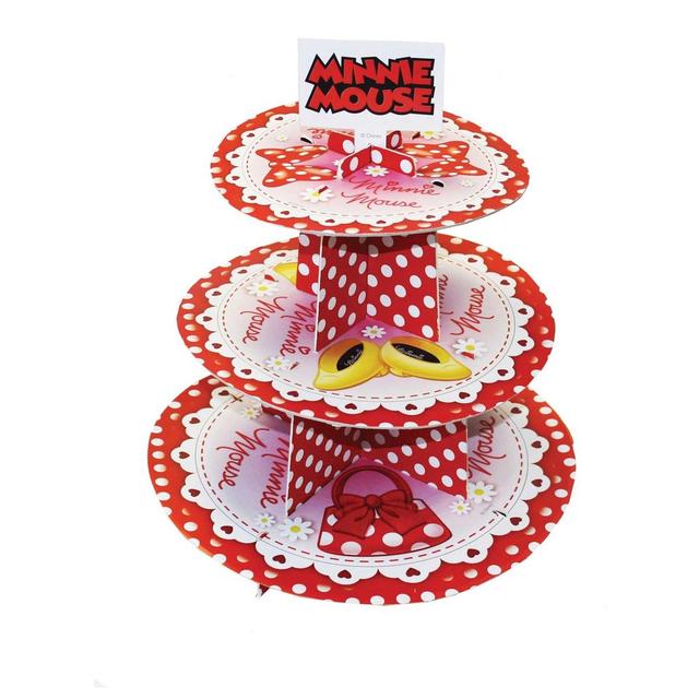 Disney Red Minnie 3 Tier Cake Stand