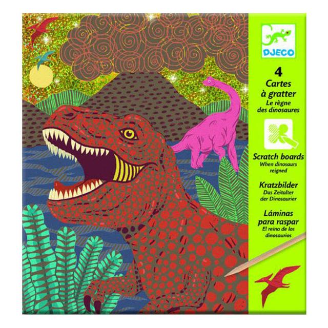 Djeco - Dinosaurs Reigned Scratch Cards