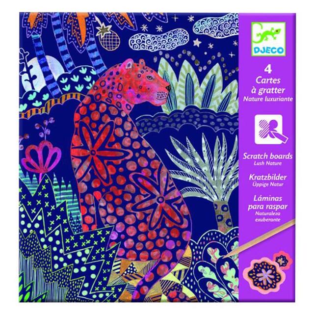 Djeco - Lush Nature Scratch Cards