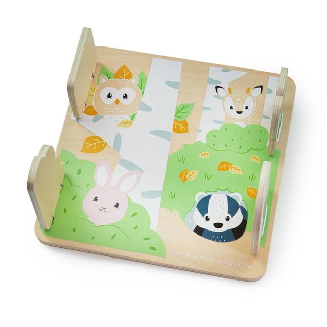 Bigjigs - Wooden Woodland Hide & Seek Puzzle