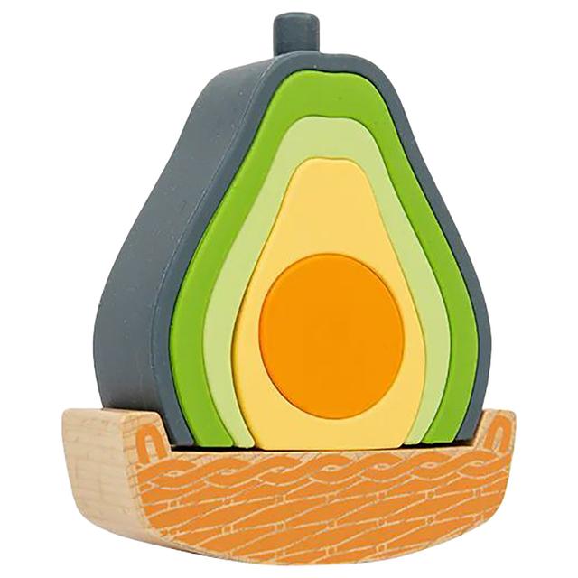 Bigjigs - Rocking Avocado Stacking Toy