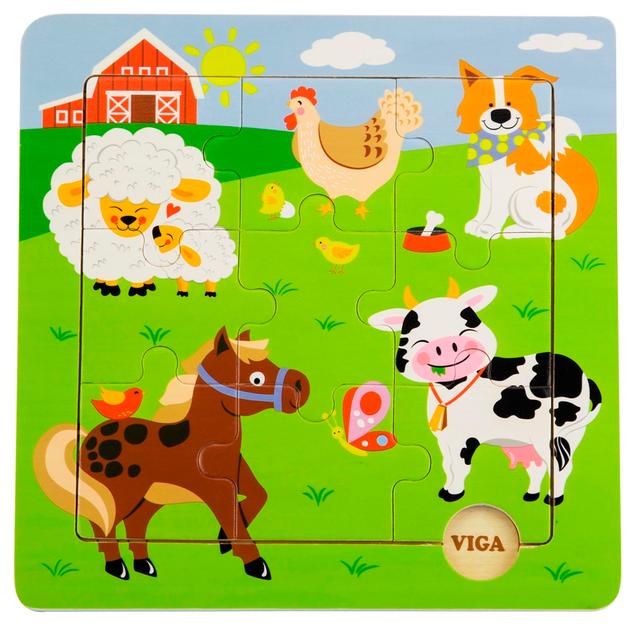 Viga - Discovery Puzzles - Farm Animals