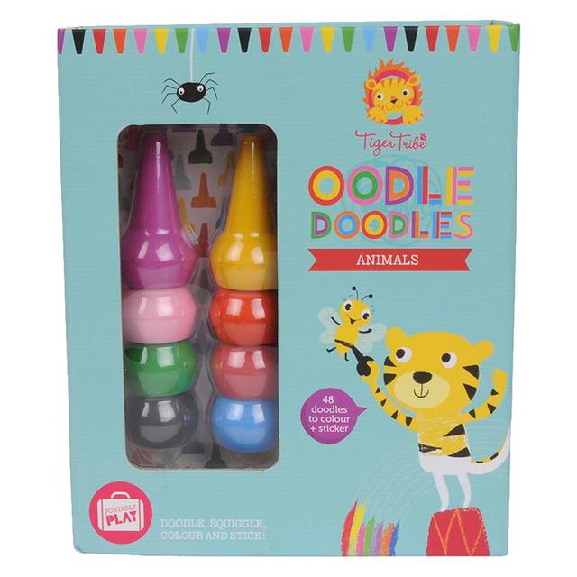 Tiger Tribe - Oodle Doodle Crayon Set Animals