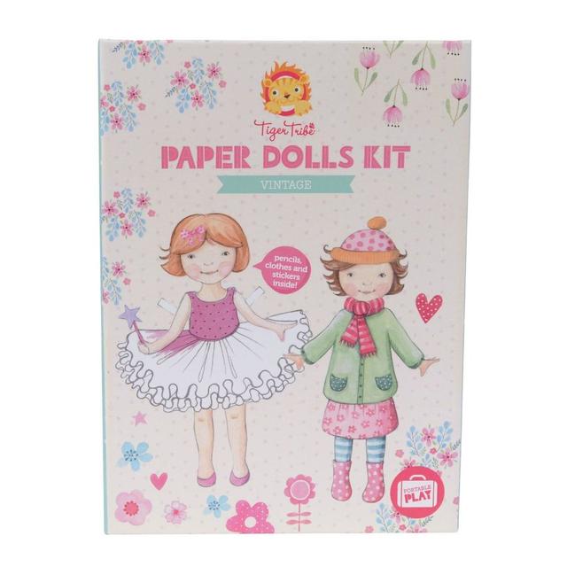 Tiger Tribe - Paper Doll Kit Vintage