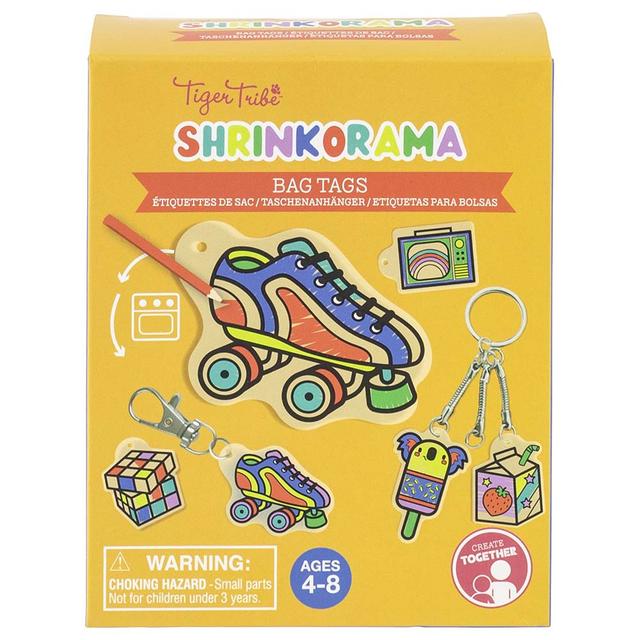 Tiger Tribe - Shrinkorama Bag Tags Craft Kit