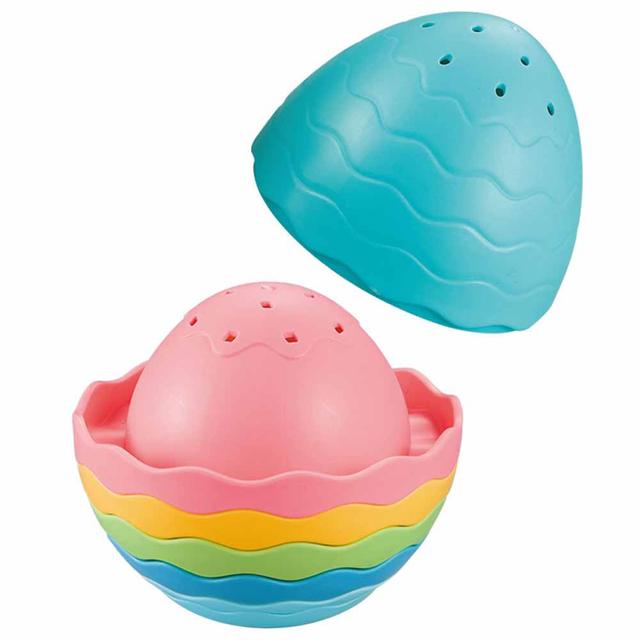 Tiger Tribe - Stack & Pour Play - Bath Egg