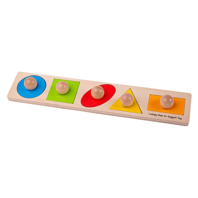 Bigjigs - Wooden Shape Matching Board