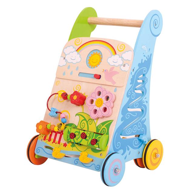 Bigjigs - Wooden Flower Activity Walker