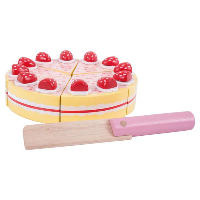 Bigjigs - Strawberry Party Cake Playset