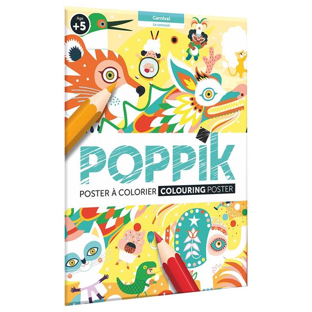 Poppik - Giant Colouring Sheet - Carnival