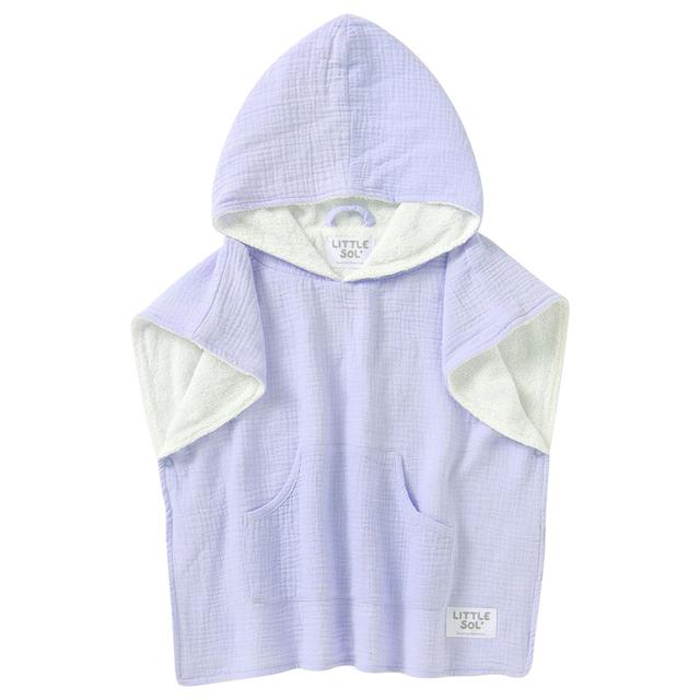 Little Sol+ - Hooded Beach Towel - 0-2Y - Periwinkle