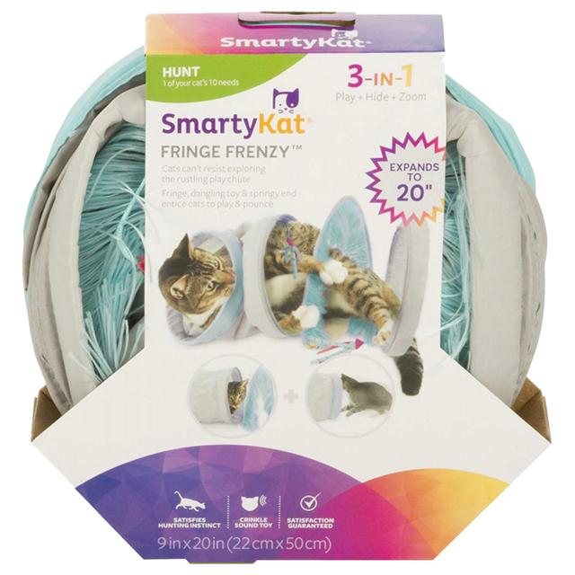 SmartyKat - Fringe Frenzy Cat Activity Tunnel