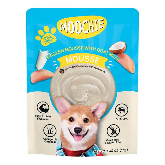 Moochie - Dog Mousse - Chicken w/ Goat Milk Pouch 70g