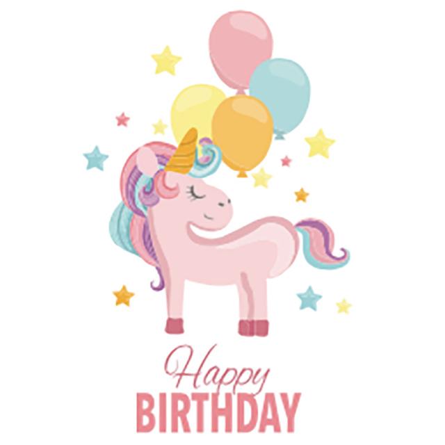 Pinak - Birthday Unicorn A6 Card