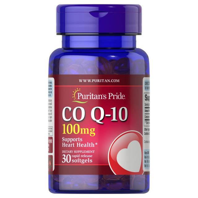 Puritan Pride - Co Q 10 Rapid Release 100mg - 30 Softgels