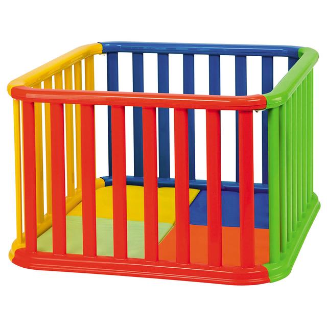 Plastimyr - Garden Playpen - Green/Blue/Red (Exclusive)