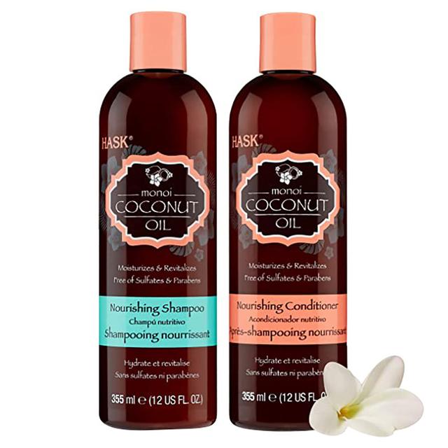 Hask - Coconut Oil Shampoo 355ml & Conditioner 355ml