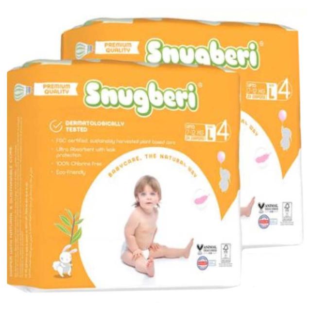 Snugberi - Diaper Size 4 Large 7-12kg 24pcs - Pack of 2