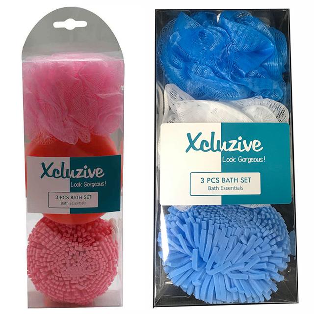  Xcluzive - Bath Set 3pcs - Assorted