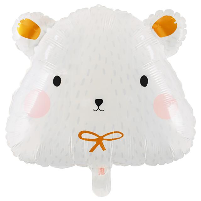 Party Deco - Foil Balloon - Polar Bear - White