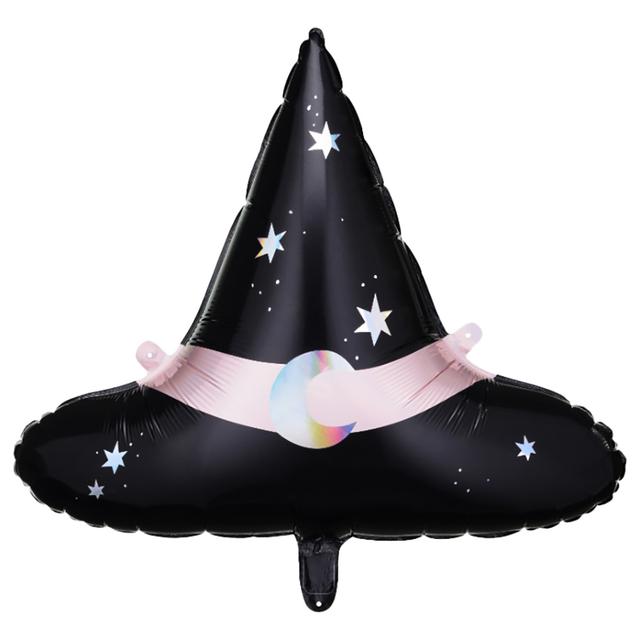 Party Deco - Foil Balloon - Witch Hat - Black