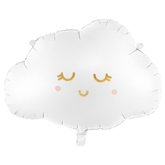 Party Deco - Foil Balloon - Cloud - White