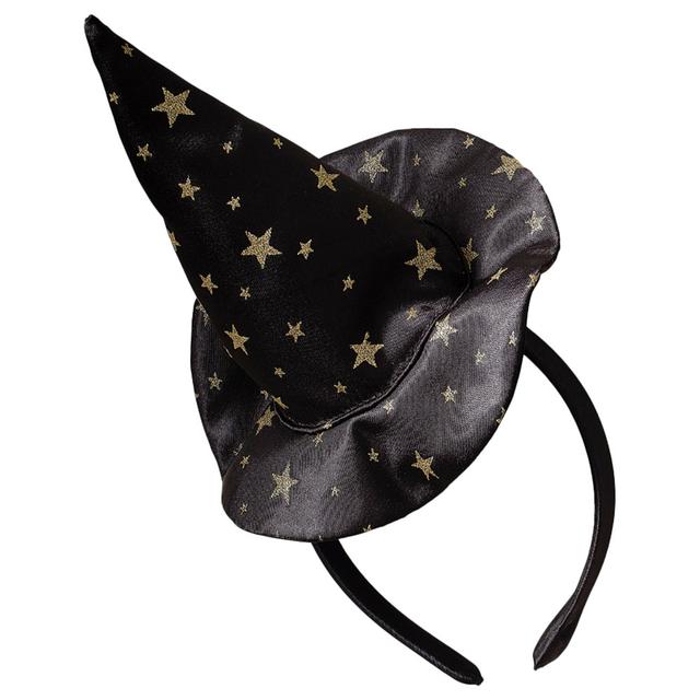 Ginger Ray - Witch Star Headband - Black/Gold