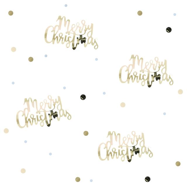 Ginger Ray - Gold Script Christmas Confetti - 14g - Gold