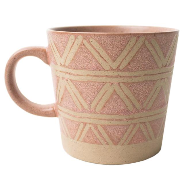 Prickly Pear - Hudson 350ml Ceramic Mug - Peach