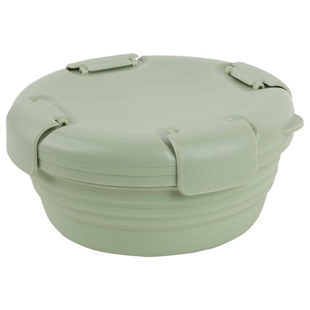 Prickly Pear - Silicone Buddha Lunch Box Bowl - 1100Ml - Green