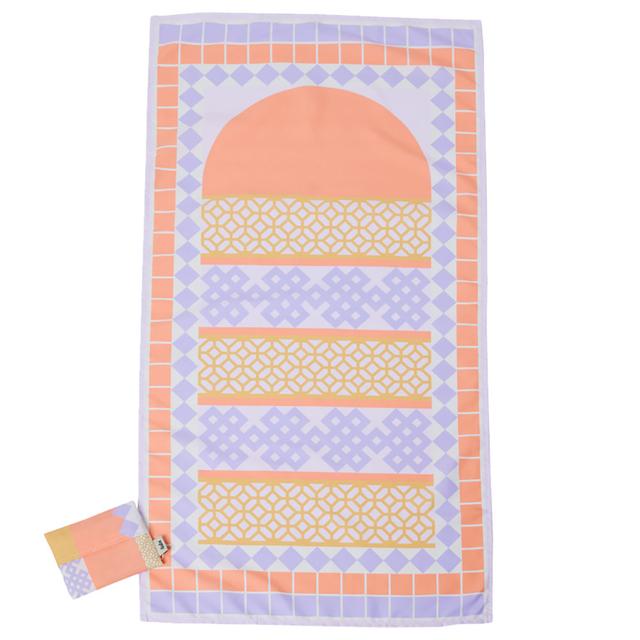 Sabr - Al-Hambra Pocket Prayer Mat - Orange