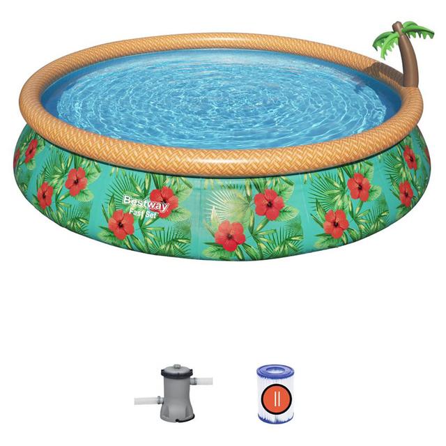 Bestway - Fast Set 15" Paradise Palms Pool Set 2020