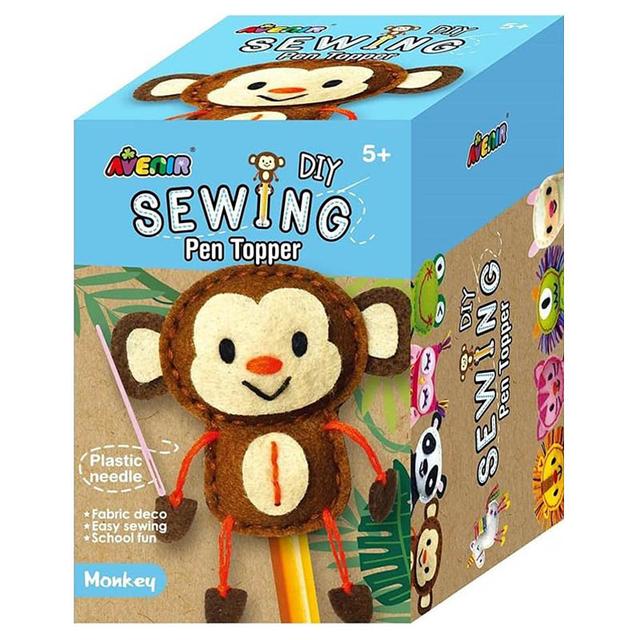 Avenir - Diy Pen Topper Sewing Kit - Monkey