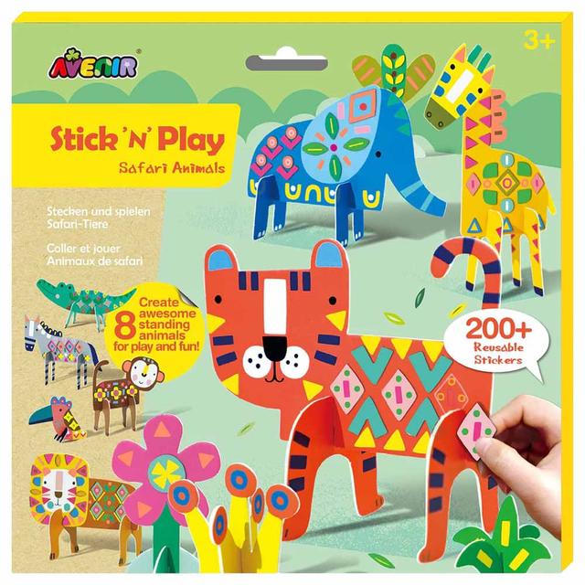 Avenir - Stick 'N Play Series Kit - Safari Animals