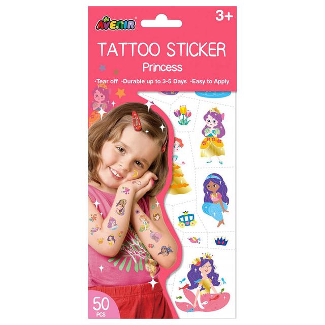 Avenir - TemporaryTattoos - 52pcs - Princess