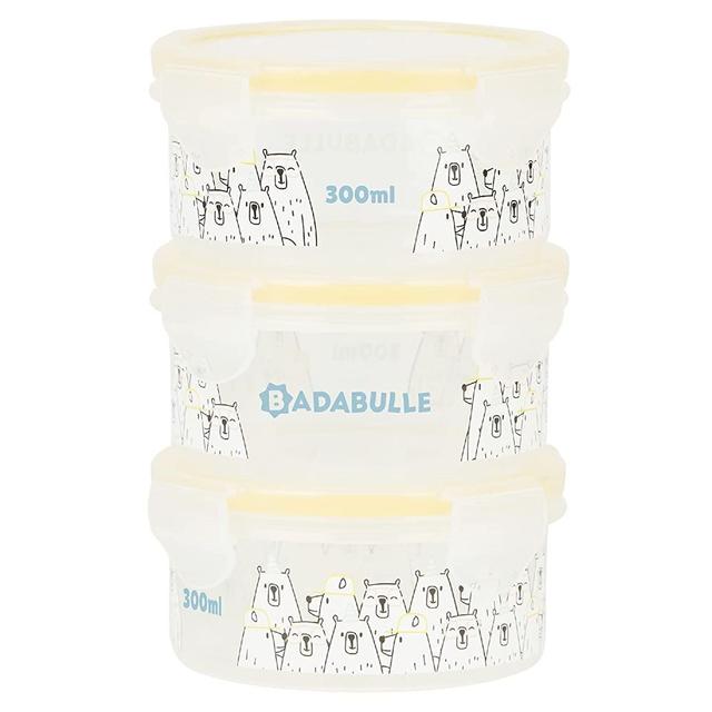 Badabulle - MaxiBox Airtight Storage Container 300ml - 3pcs