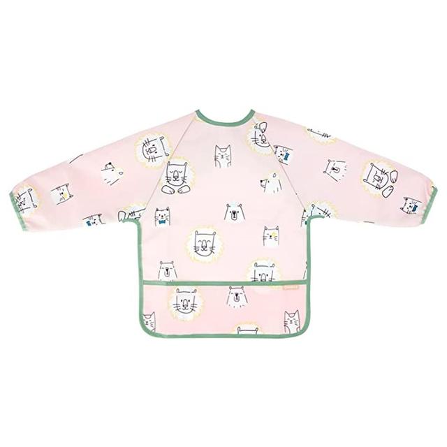 Badabulle - Long-Sleeved Bib - Pink