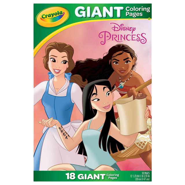 Crayola - 18 Gaint Coloring Pages Princess