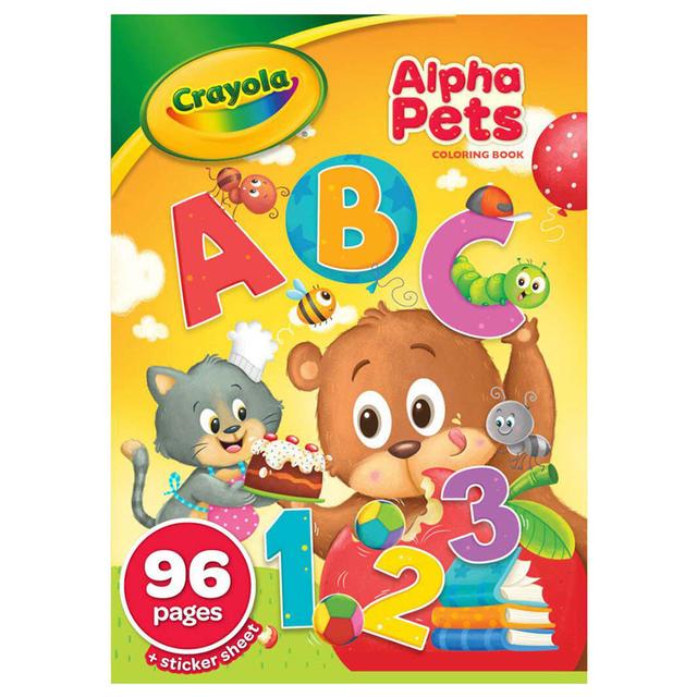 Crayola - 96-Page Colouring Book - AlphaPets