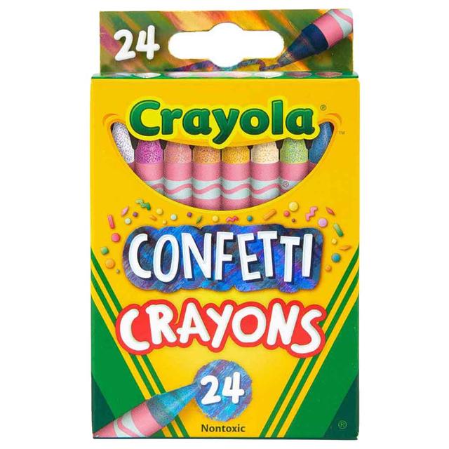 Crayola - Confetti Crayons - 24pcs