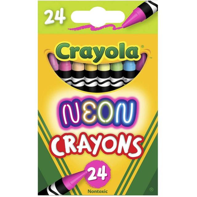 Crayola - 24 Neon Crayons