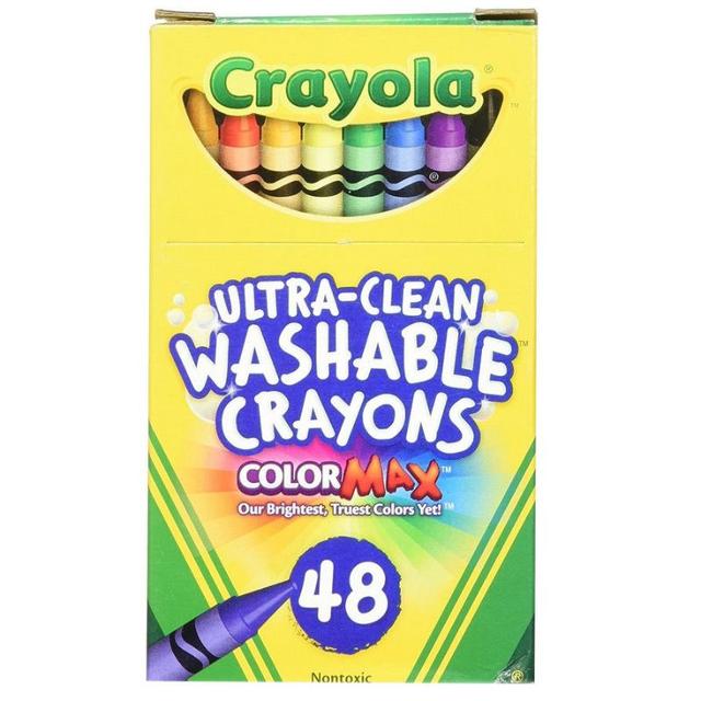 Crayola - Set of 48 Ultra-Clean Washable Crayons - Regular  