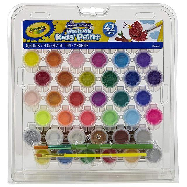 Crayola - 42 Washable Paint Pots Set